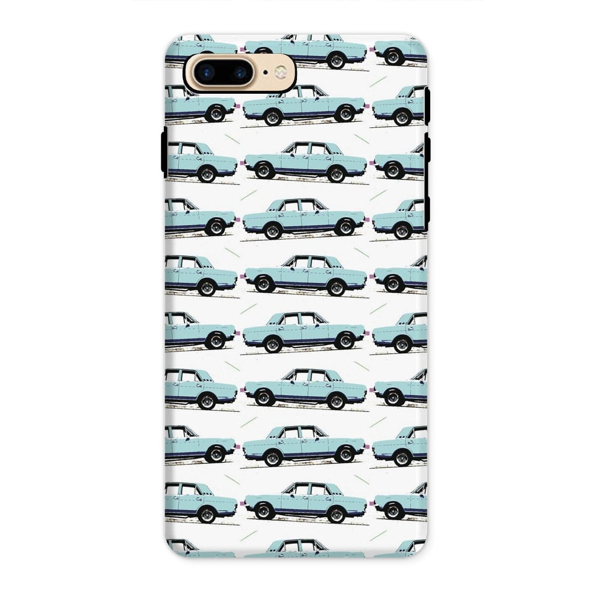 Casezest Mobile Phone Case for iPhone 8 Plus / Matte Malibu Sedan Design