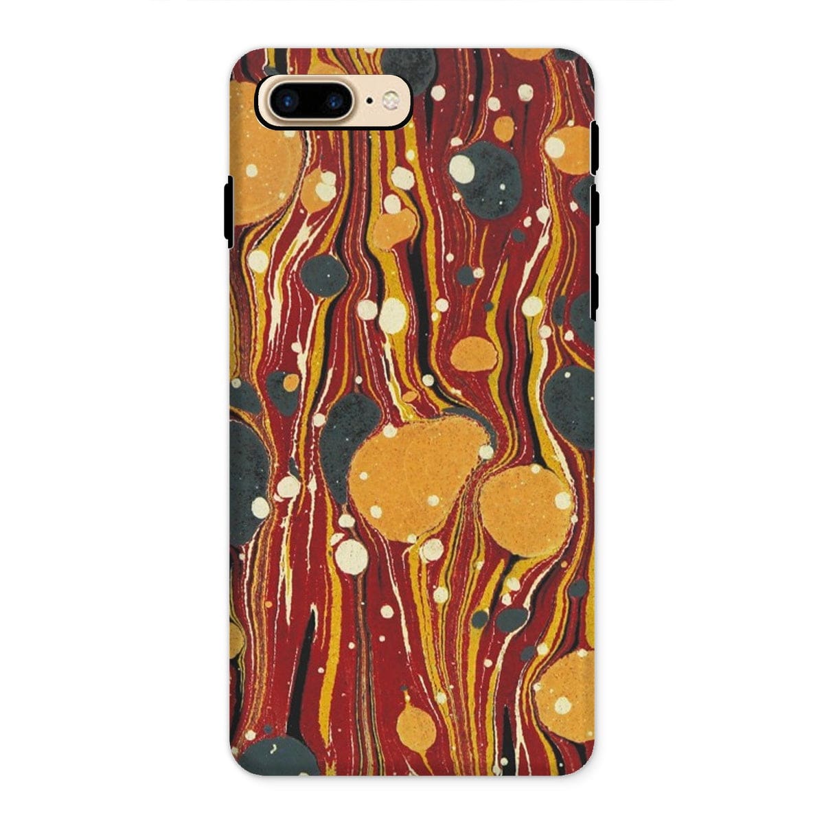 Casezest Mobile Phone Case for iPhone 8 Plus / Matte Pope Painted Paper Design