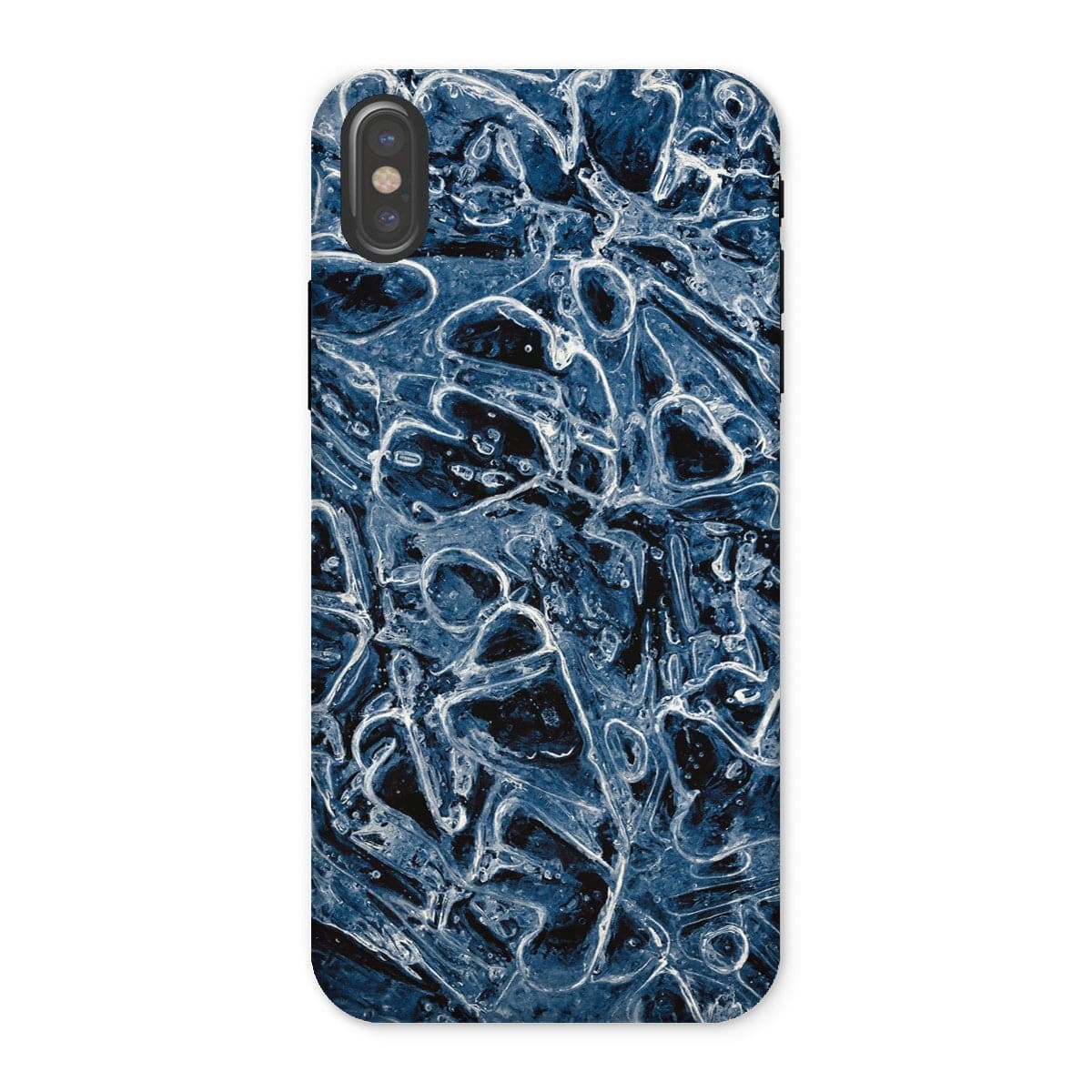 Casezest Mobile Phone Case for iPhone X / Matte Ice Flow Design