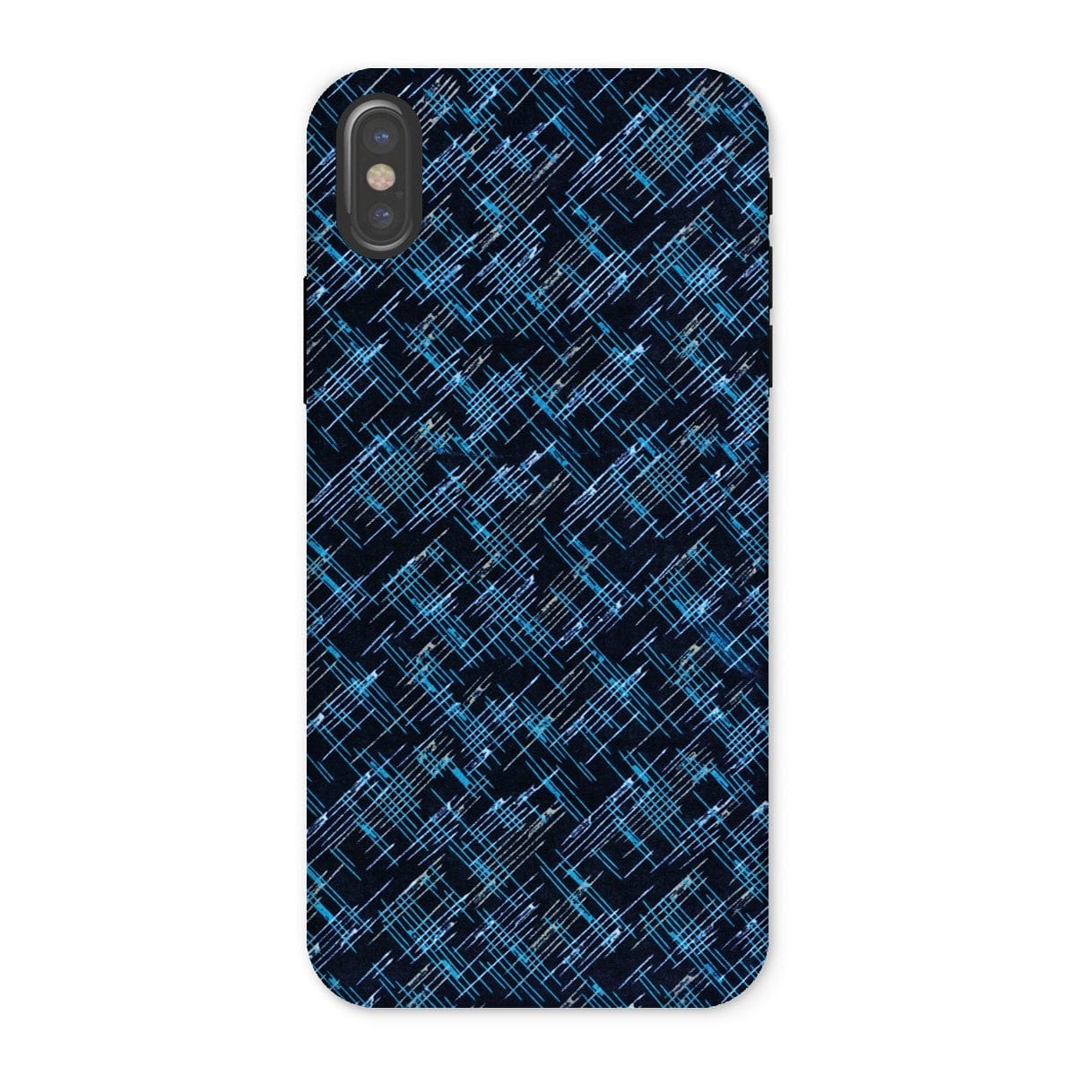 Casezest Mobile Phone Case for iPhone X / Matte Inverted Petri Lines Design