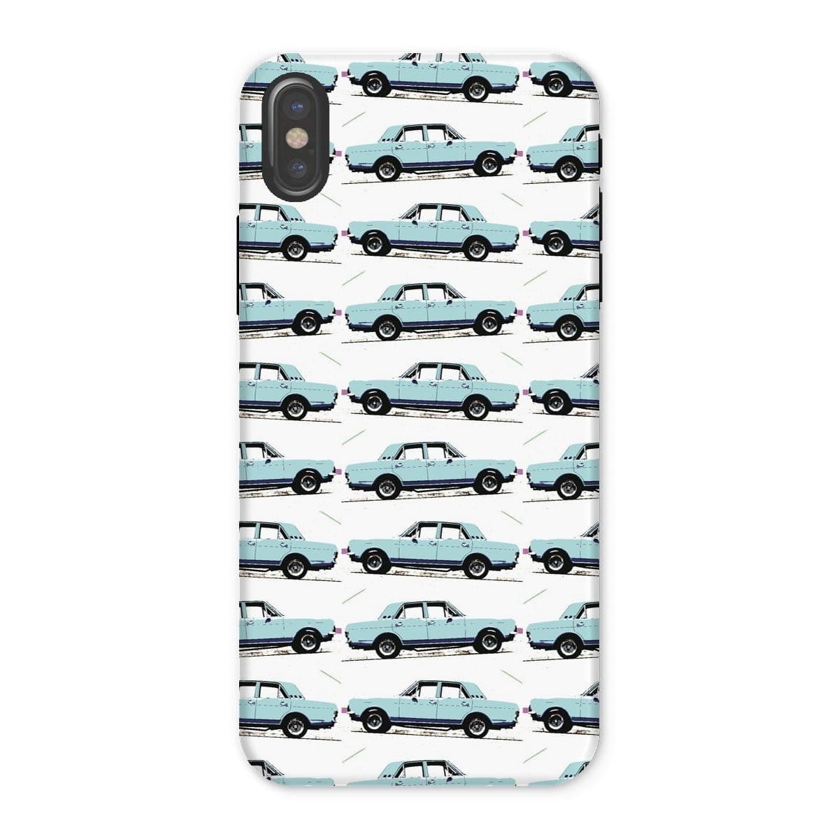 Casezest Mobile Phone Case for iPhone X / Matte Malibu Sedan Design