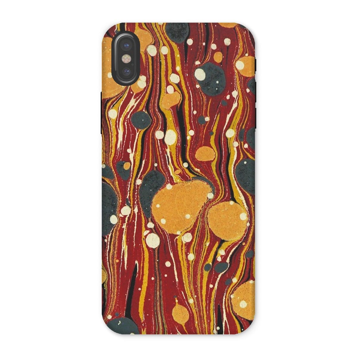 Casezest Mobile Phone Case for iPhone X / Matte Pope Painted Paper Design