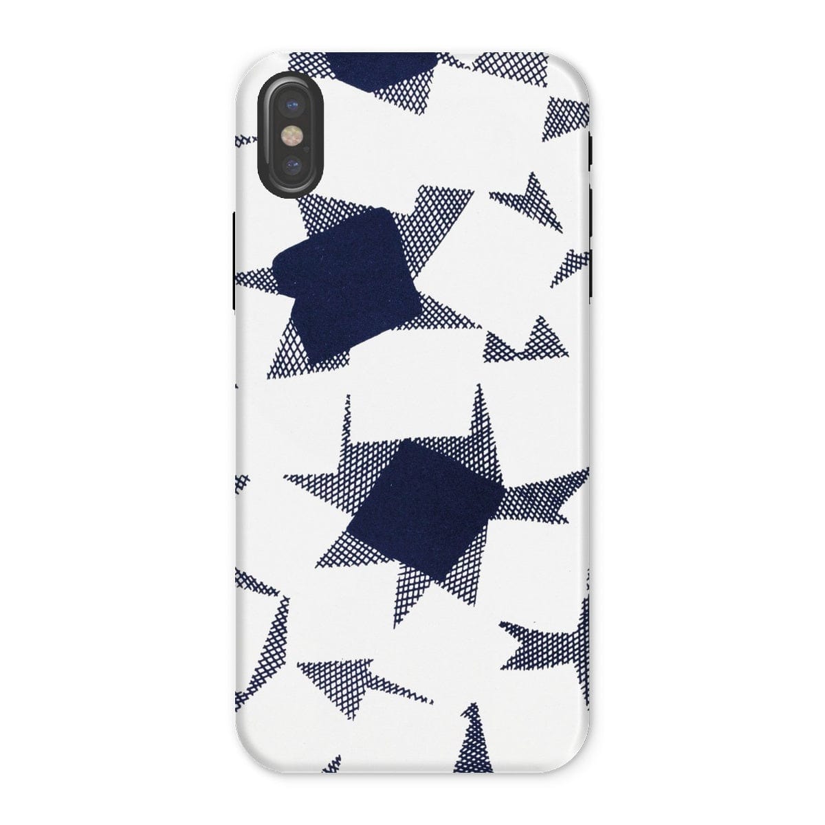 Casezest Mobile Phone Case for iPhone X / Matte Rouit Abstract Design