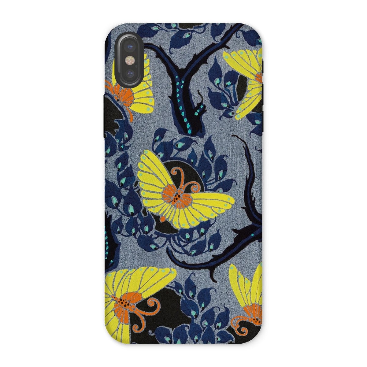 Casezest Mobile Phone Case for iPhone X / Matte Séguy Butterfly Design