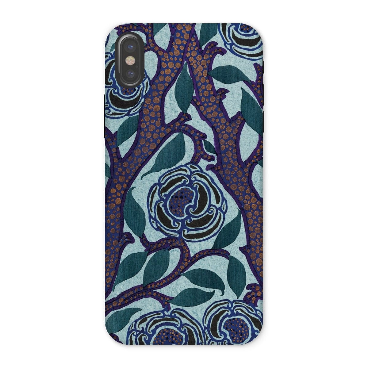 Casezest Mobile Phone Case for iPhone X / Matte Séguy Samarkande 13 Design