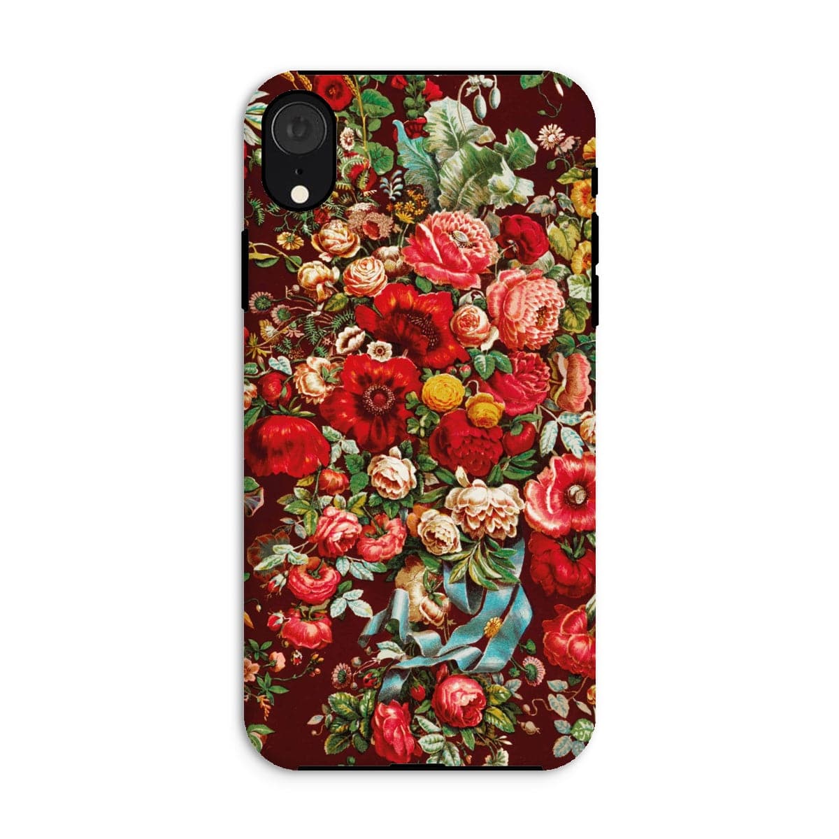 Casezest Mobile Phone Case for iPhone XR / Matte Chintz Bouquet Design