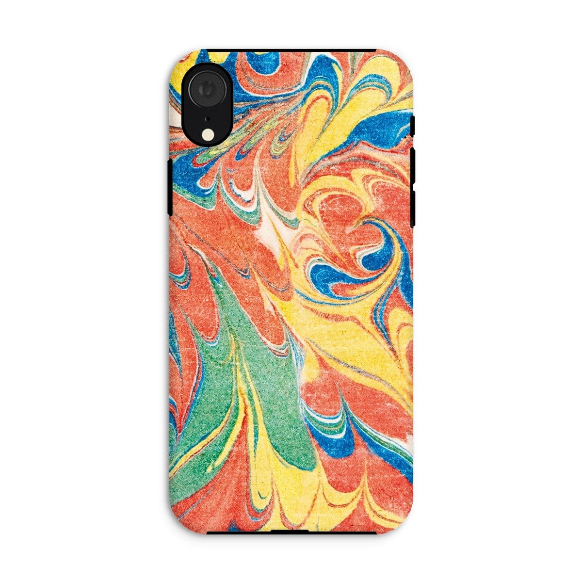 Casezest Mobile Phone Case for iPhone XR / Matte Faded Endpaper Design