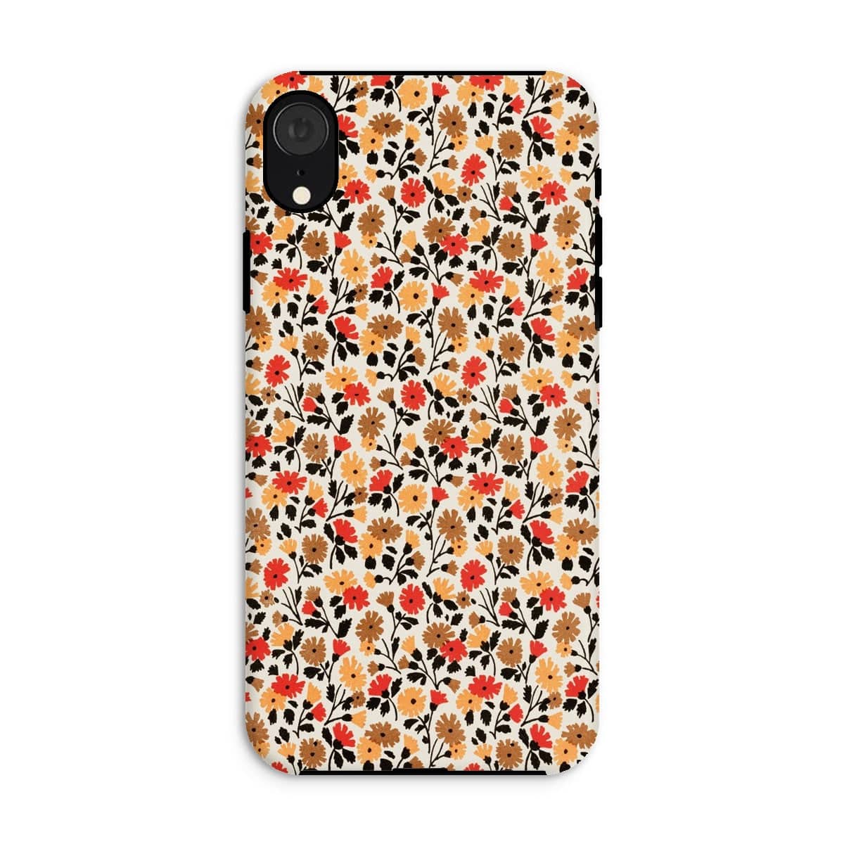 Casezest Mobile Phone Case for iPhone XR / Matte Small Flower Art Design