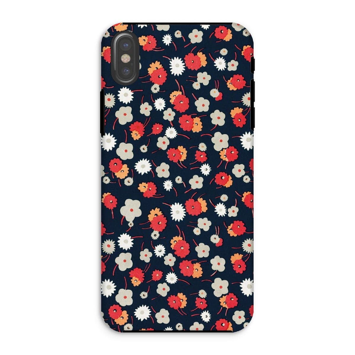 Casezest Mobile Phone Case for iPhone XS / Matte Goy Flowers Design