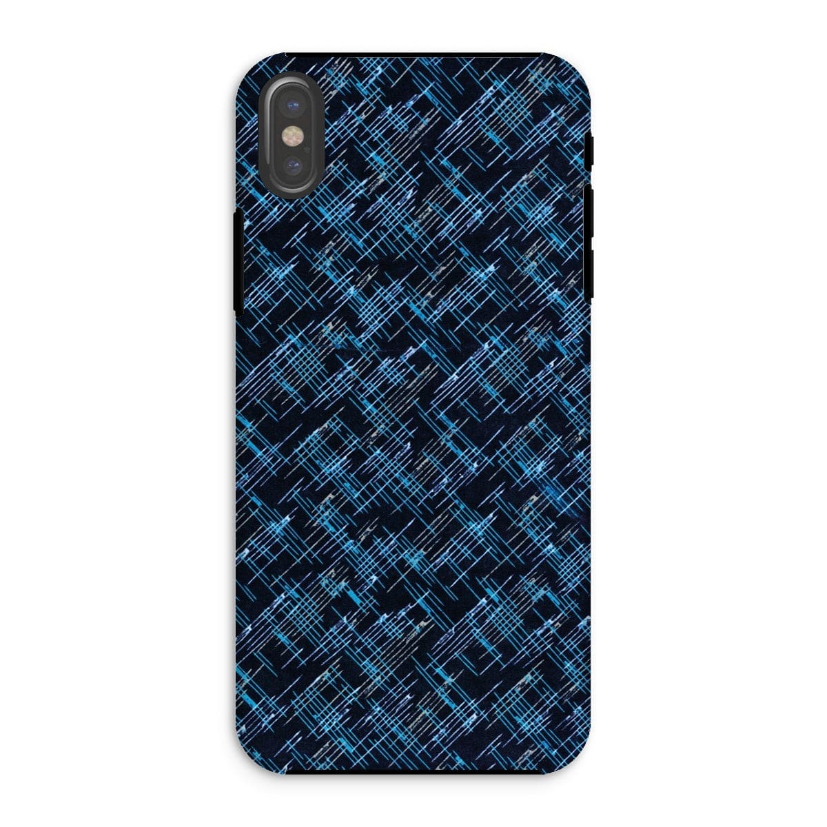 Casezest Mobile Phone Case for iPhone XS / Matte Inverted Petri Lines Design