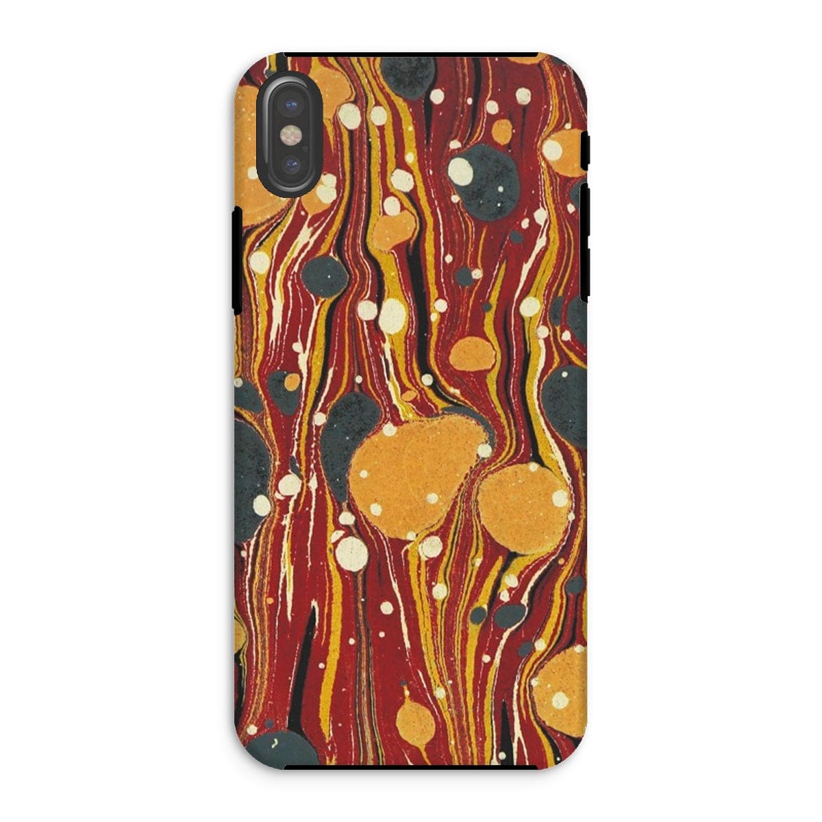 Casezest Mobile Phone Case for iPhone XS / Matte Pope Painted Paper Design