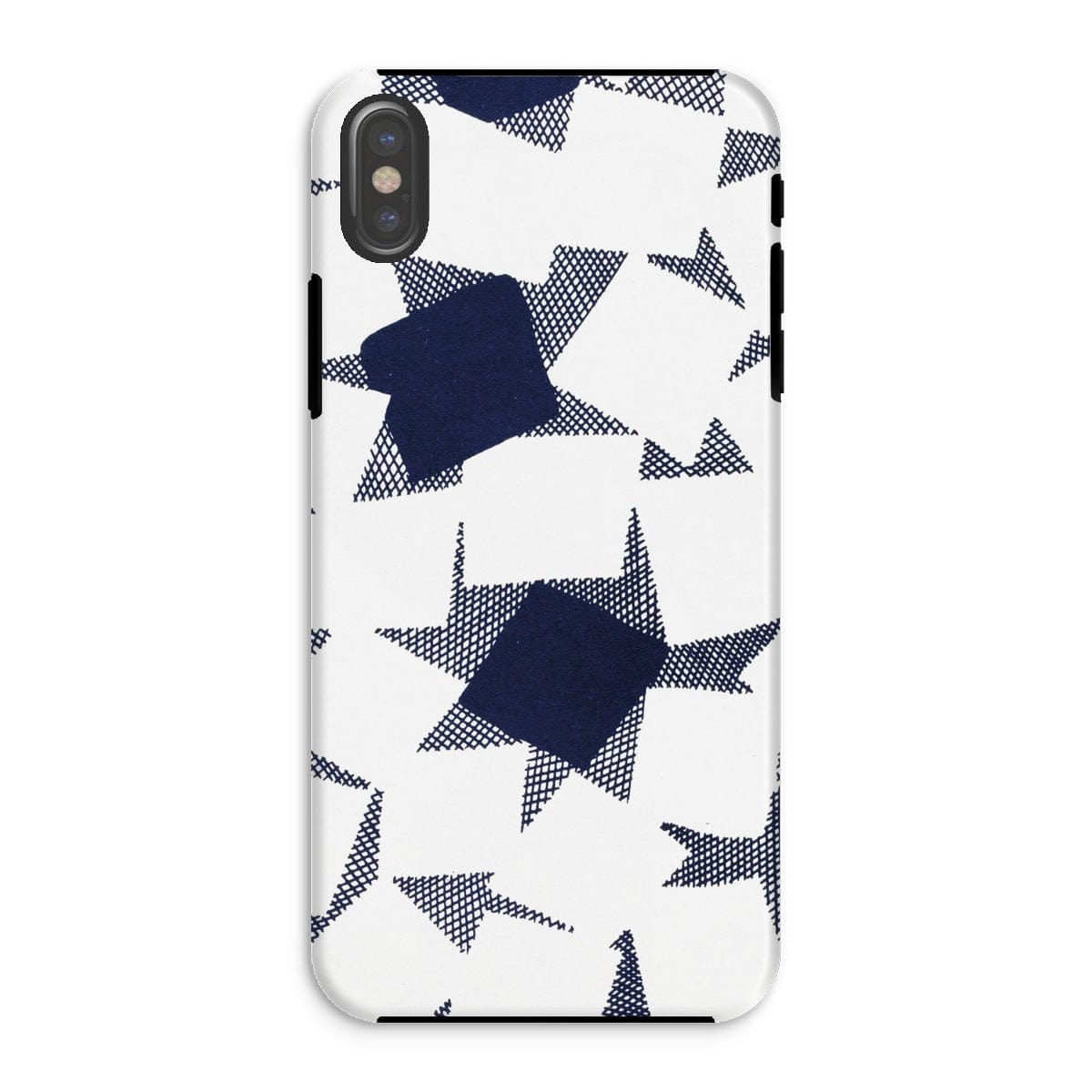 Casezest Mobile Phone Case for iPhone XS / Matte Rouit Abstract Design