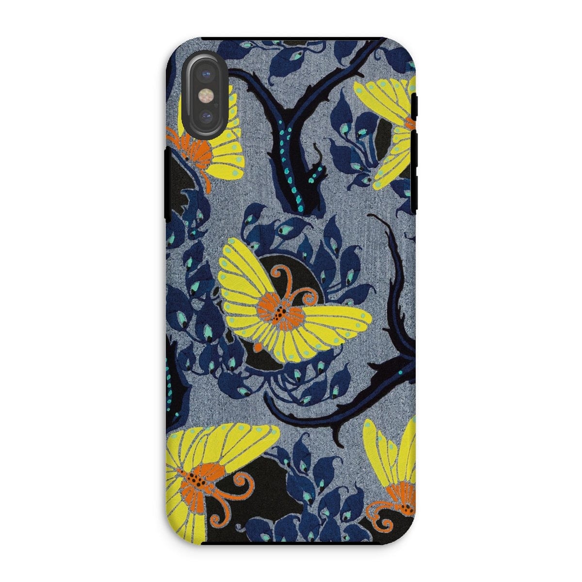 Casezest Mobile Phone Case for iPhone XS / Matte Séguy Butterfly Design