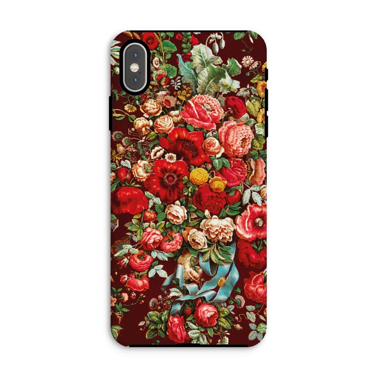 Casezest Mobile Phone Case for iPhone XS Max / Matte Chintz Bouquet Design