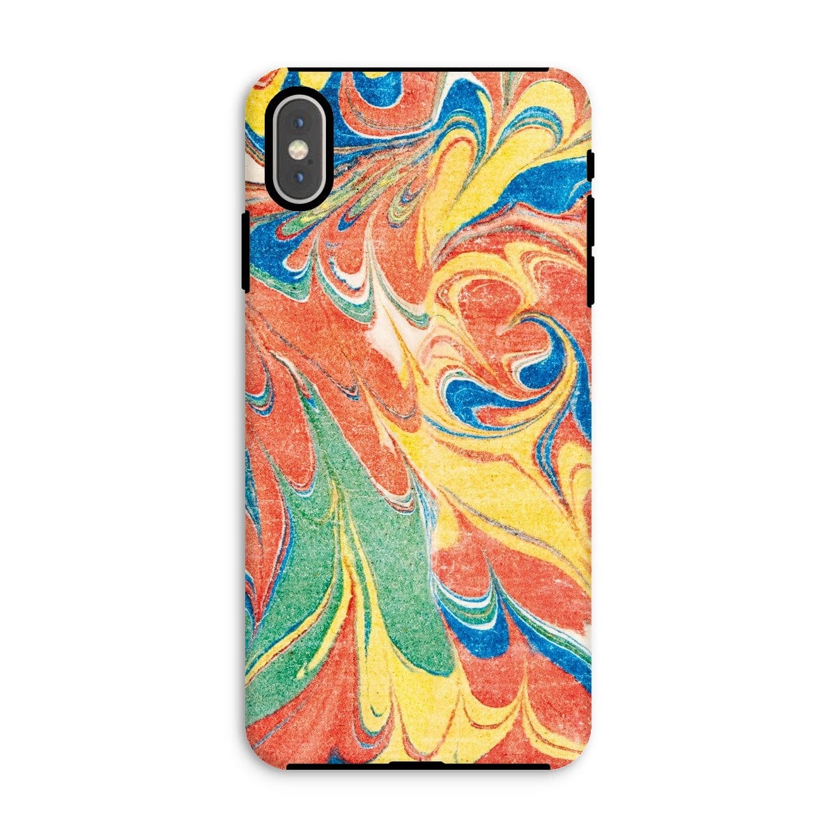 Casezest Mobile Phone Case for iPhone XS Max / Matte Faded Endpaper Design