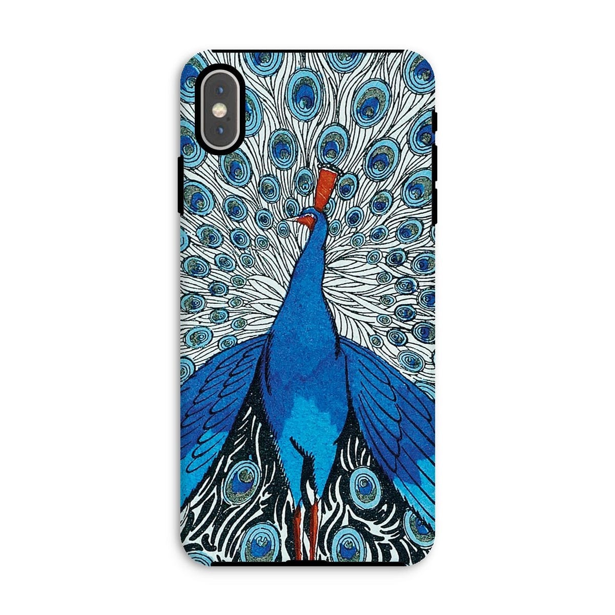 Casezest Mobile Phone Case for iPhone XS Max / Matte Fancy Peacock Design