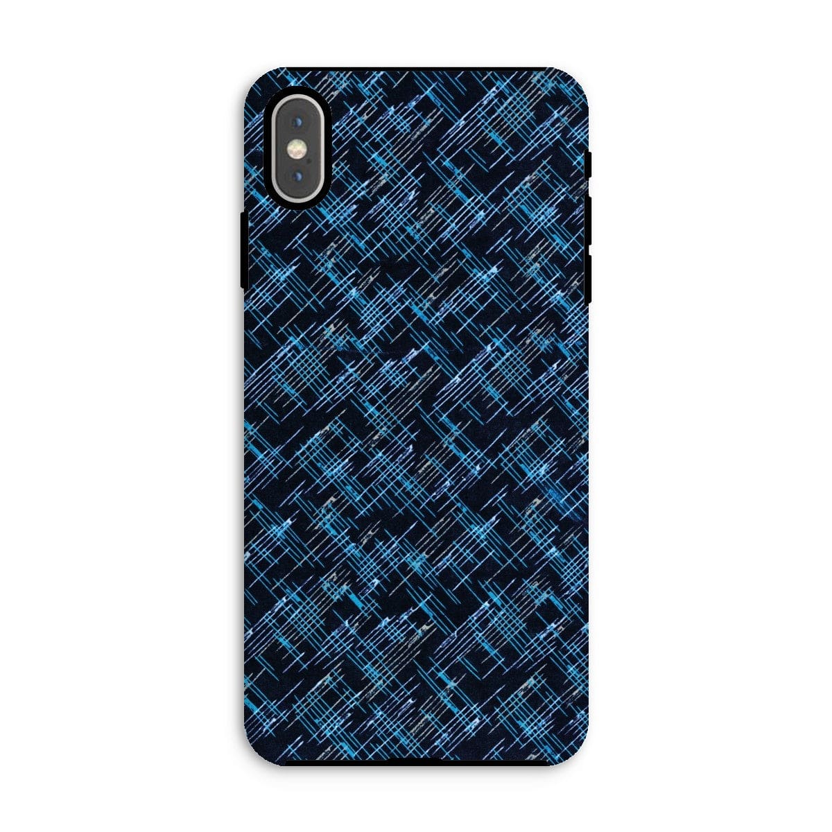 Casezest Mobile Phone Case for iPhone XS Max / Matte Inverted Petri Lines Design