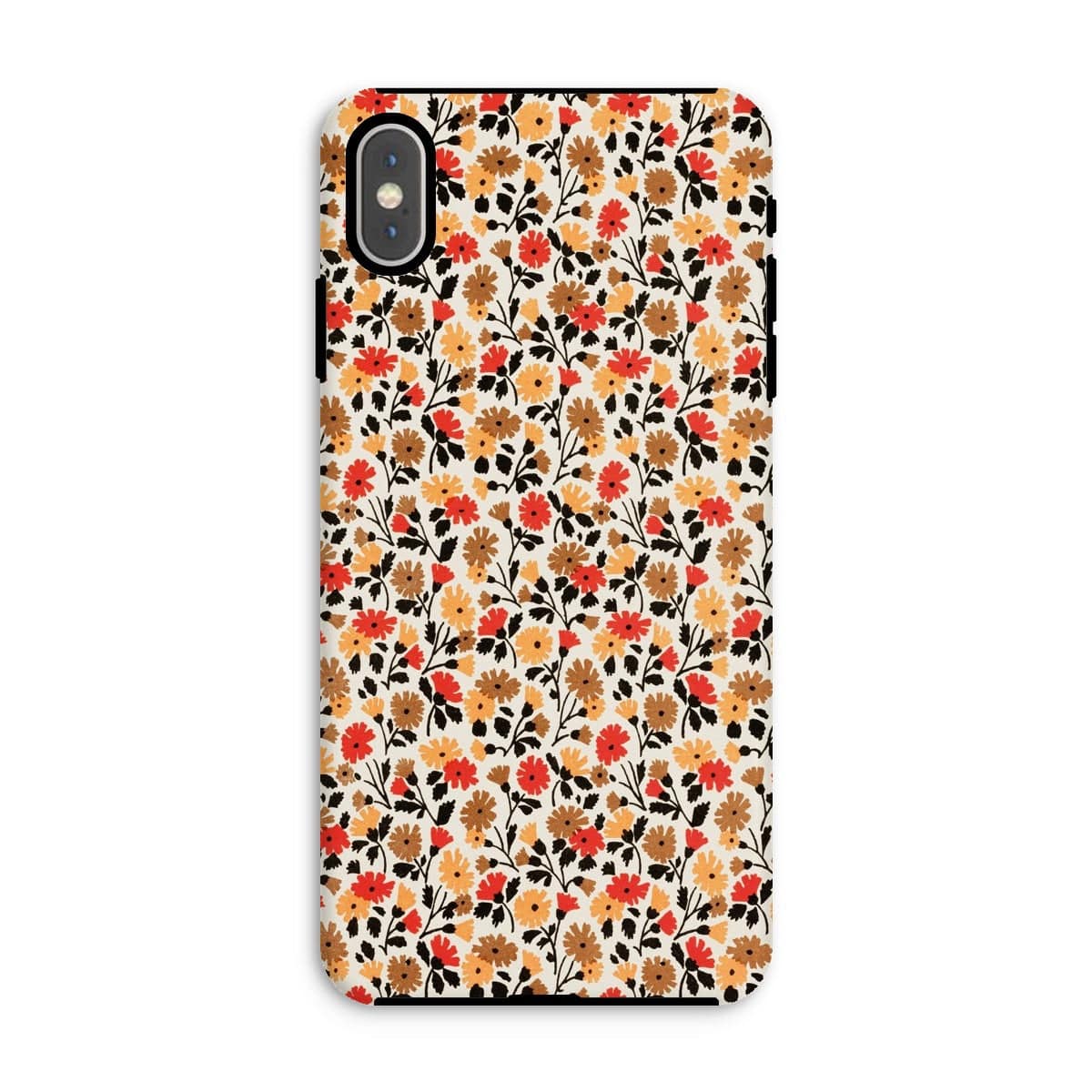 Casezest Mobile Phone Case for iPhone XS Max / Matte Small Flower Art Design