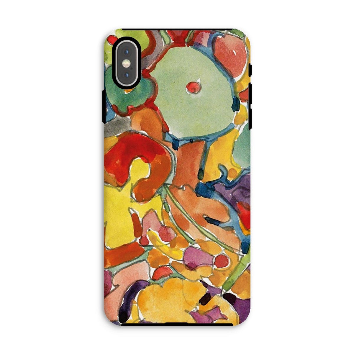 Casezest Mobile Phone Case for iPhone XS Max / Matte Stolk Flowers Design