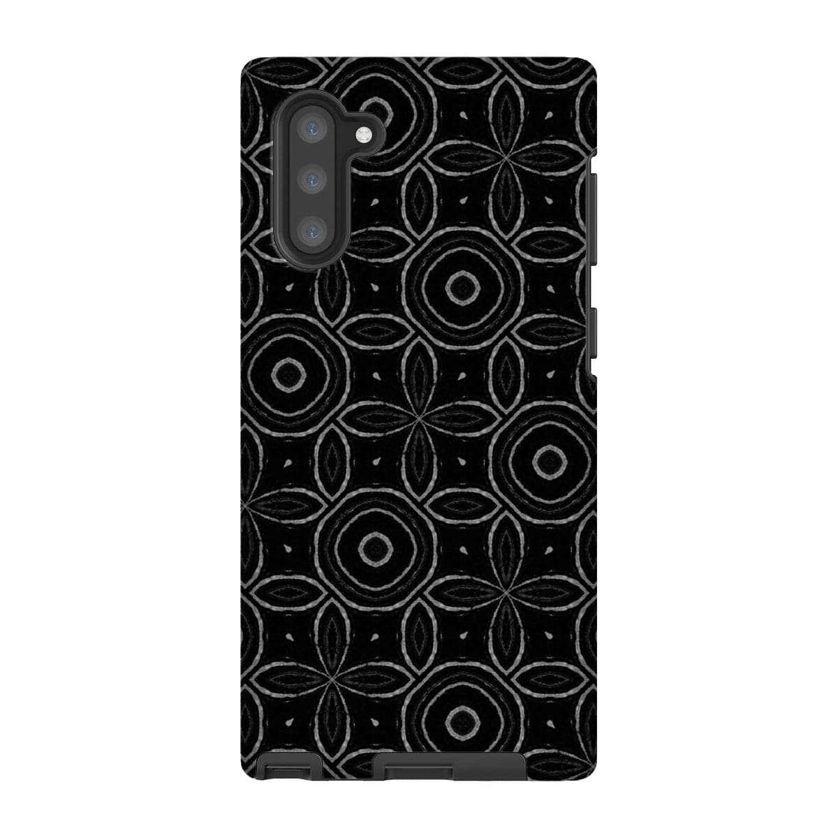 Casezest Mobile Phone Case for Samsung Galaxy Note 10 / Matte Dark Petal Circle Design