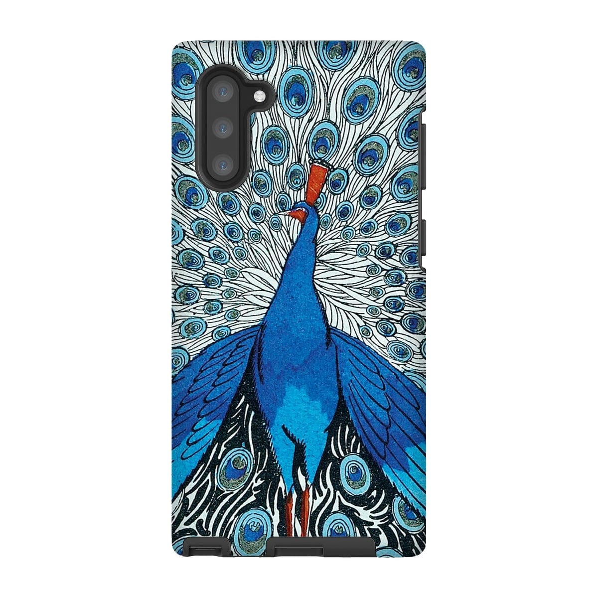 Casezest Mobile Phone Case for Samsung Galaxy Note 10 / Matte Fancy Peacock Design