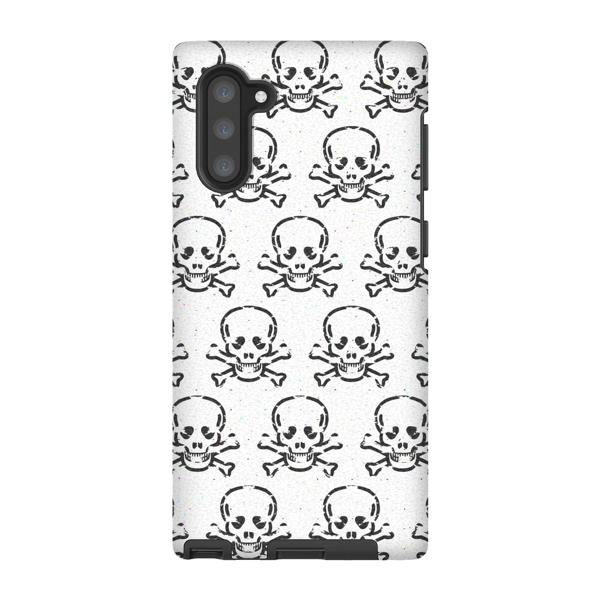 Casezest Mobile Phone Case for Samsung Galaxy Note 10 / Matte Halftone Skull Design