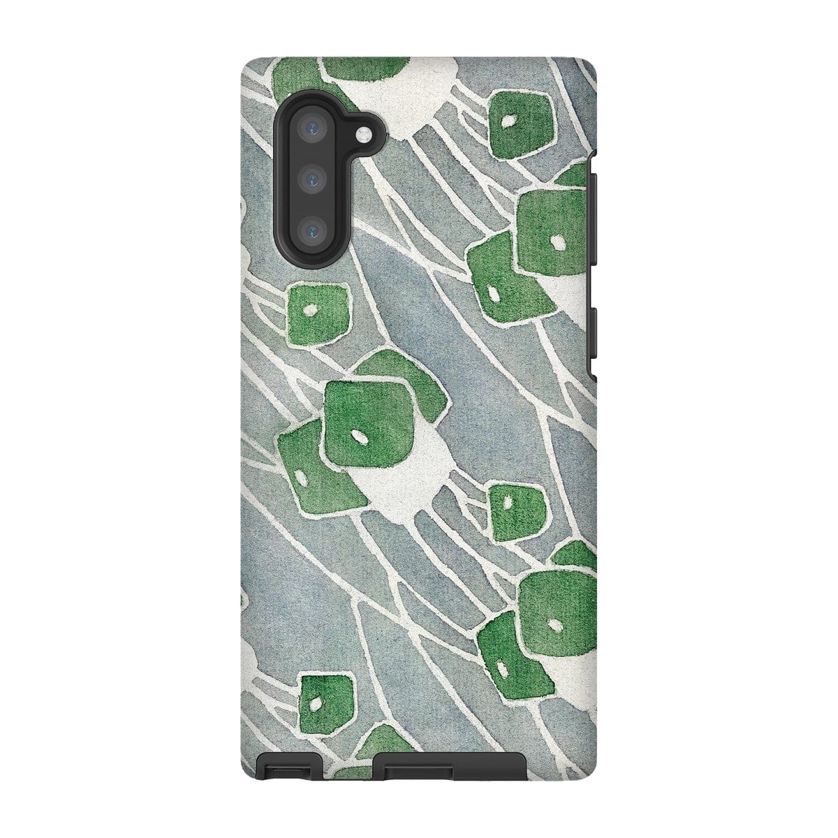 Casezest Mobile Phone Case for Samsung Galaxy Note 10 / Matte Overbeck Green Geometric Design