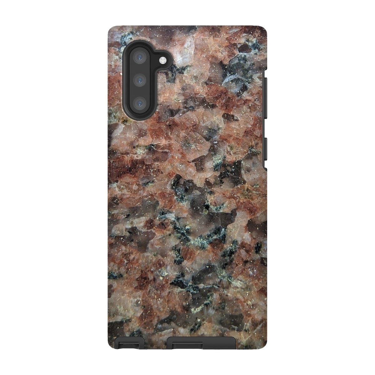 Casezest Mobile Phone Case for Samsung Galaxy Note 10 / Matte Pink Granite Slab Design