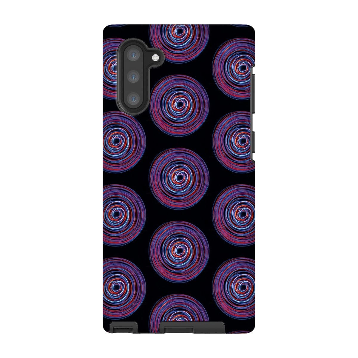 Casezest Mobile Phone Case for Samsung Galaxy Note 10 / Matte Purple Pink Circle Design