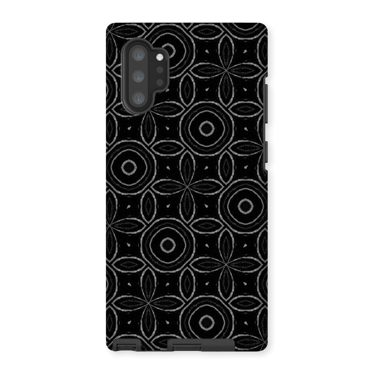 Casezest Mobile Phone Case for Samsung Galaxy Note 10P / Matte Dark Petal Circle Design