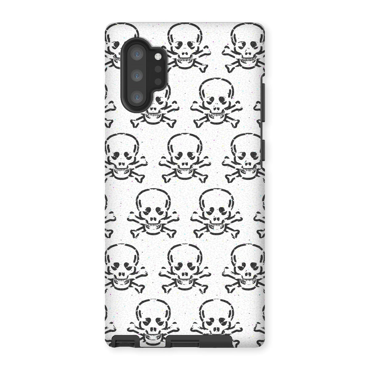 Casezest Mobile Phone Case for Samsung Galaxy Note 10P / Matte Halftone Skull Design