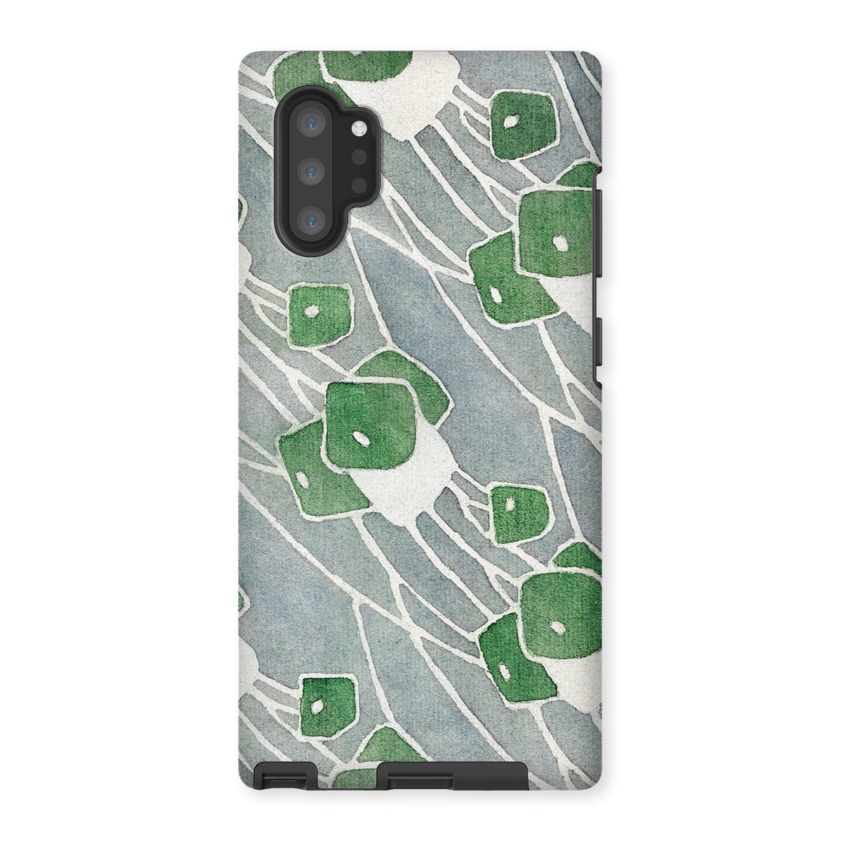 Casezest Mobile Phone Case for Samsung Galaxy Note 10P / Matte Overbeck Green Geometric Design