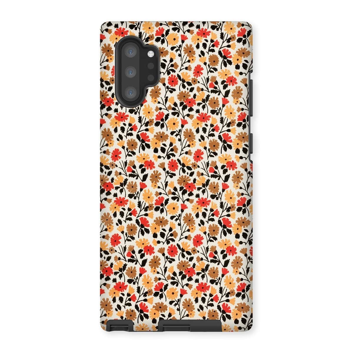 Casezest Mobile Phone Case for Samsung Galaxy Note 10P / Matte Small Flower Art Design