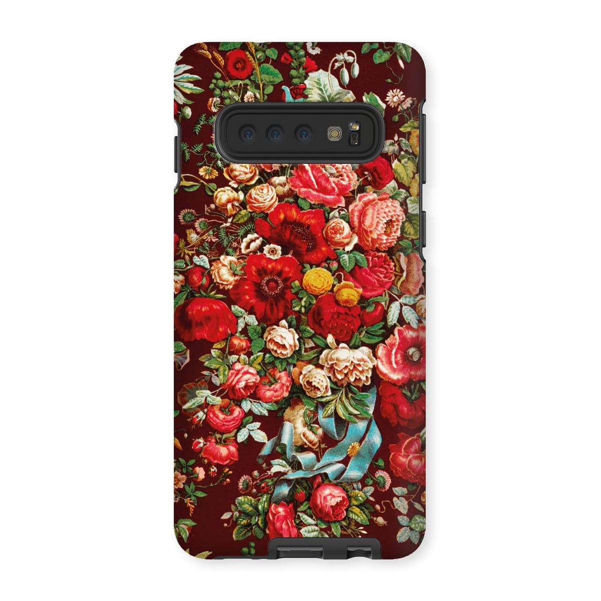 Casezest Mobile Phone Case for Samsung Galaxy S10 / Matte Chintz Bouquet Design