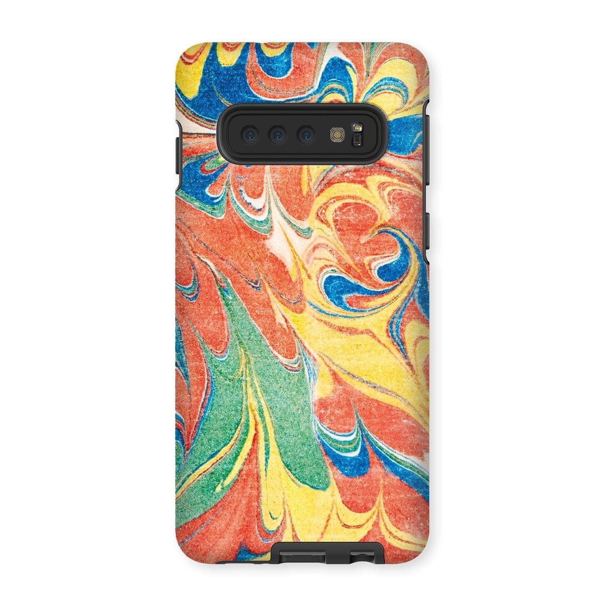 Casezest Mobile Phone Case for Samsung Galaxy S10 / Matte Faded Endpaper Design