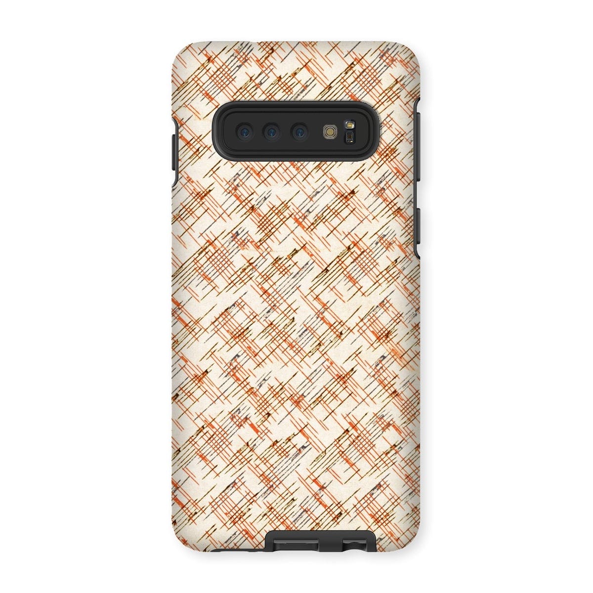 Casezest Mobile Phone Case for Samsung Galaxy S10 / Matte Petri Lines Design