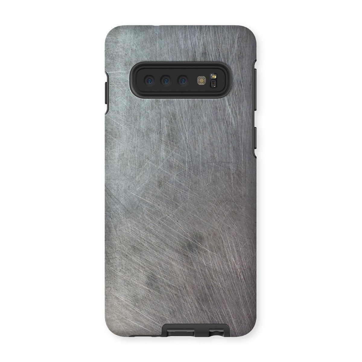 Casezest Mobile Phone Case for Samsung Galaxy S10 / Matte Scratched Metal Design