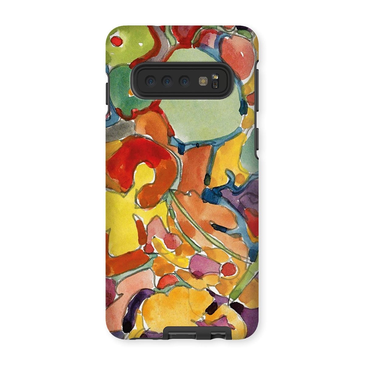 Casezest Mobile Phone Case for Samsung Galaxy S10 / Matte Stolk Flowers Design