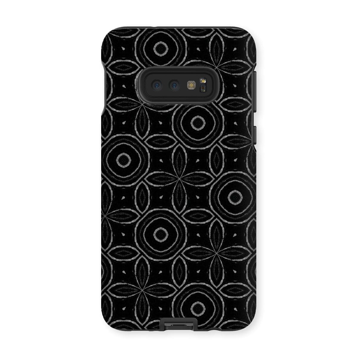 Casezest Mobile Phone Case for Samsung Galaxy S10E / Matte Dark Petal Circle Design