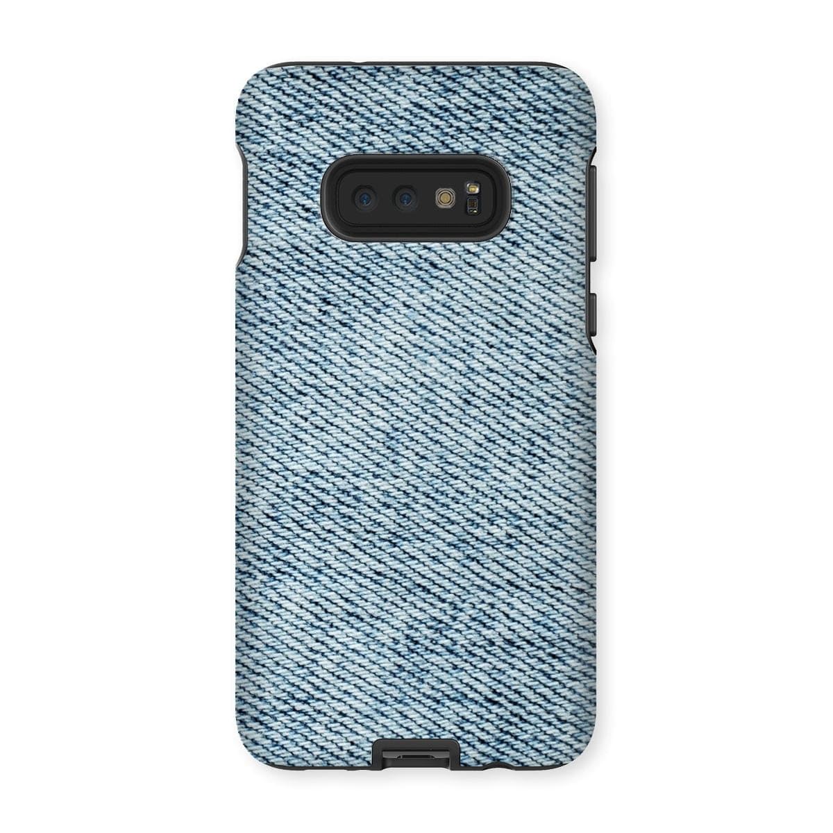 Casezest Mobile Phone Case for Samsung Galaxy S10E / Matte Light Blue Denim Design