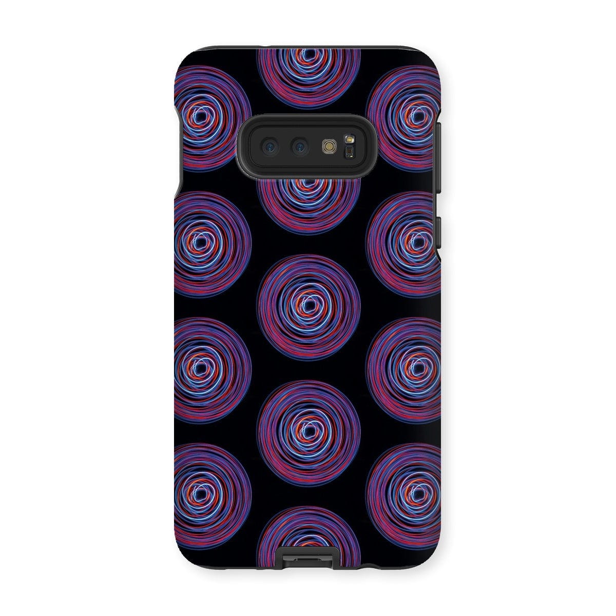 Casezest Mobile Phone Case for Samsung Galaxy S10E / Matte Purple Pink Circle Design