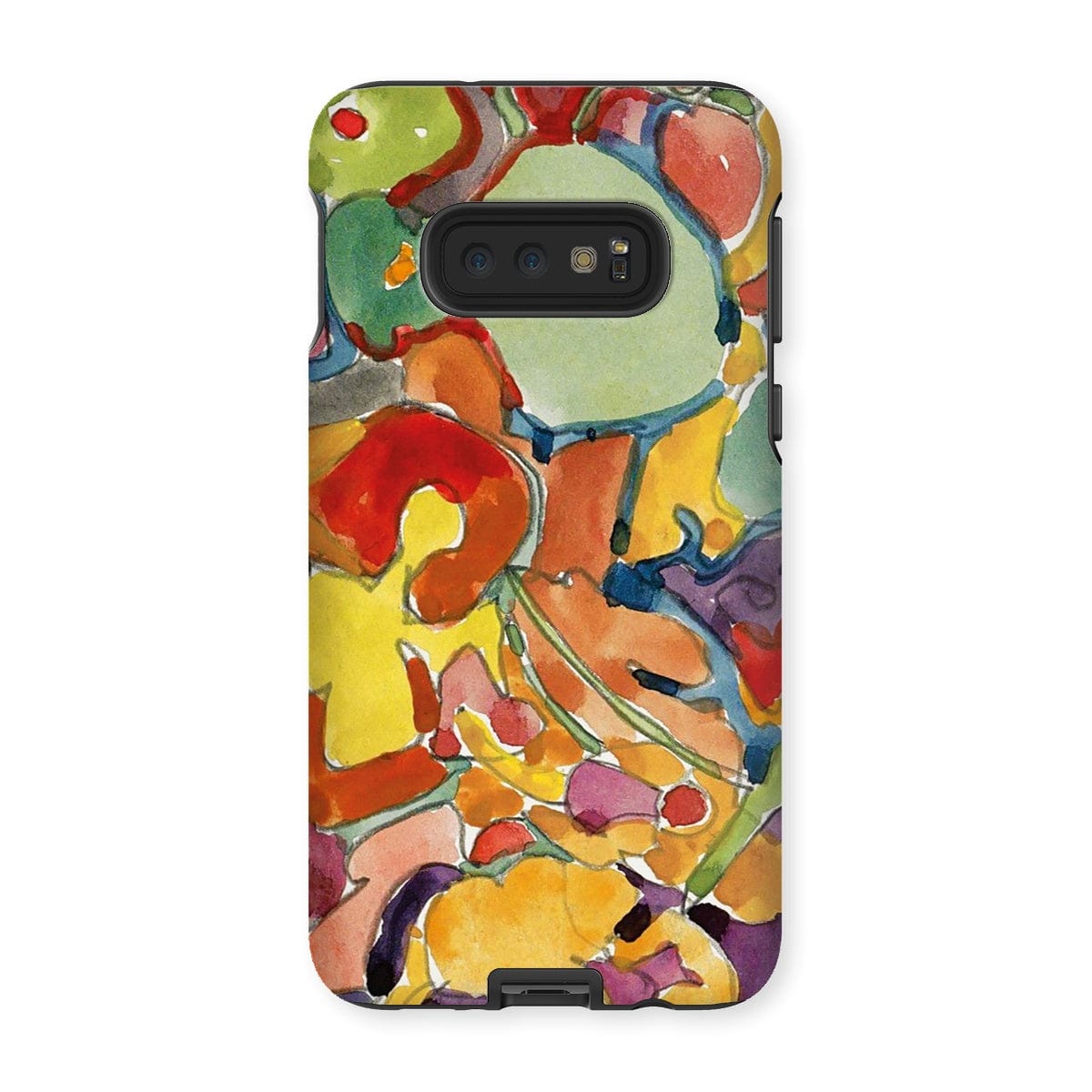 Casezest Mobile Phone Case for Samsung Galaxy S10E / Matte Stolk Flowers Design