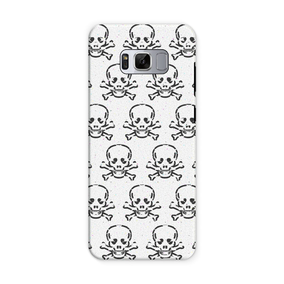 Casezest Mobile Phone Case for Samsung Galaxy S8 / Matte Halftone Skull Design