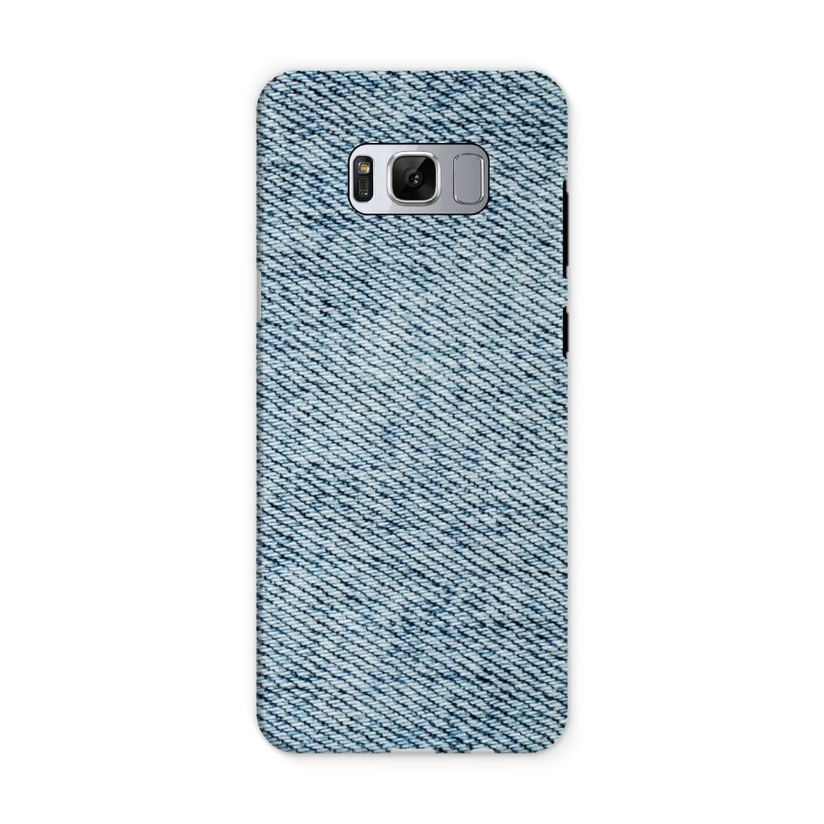 Casezest Mobile Phone Case for Samsung Galaxy S8 / Matte Light Blue Denim Design