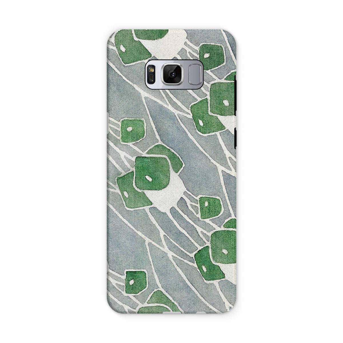 Casezest Mobile Phone Case for Samsung Galaxy S8 / Matte Overbeck Green Geometric Design