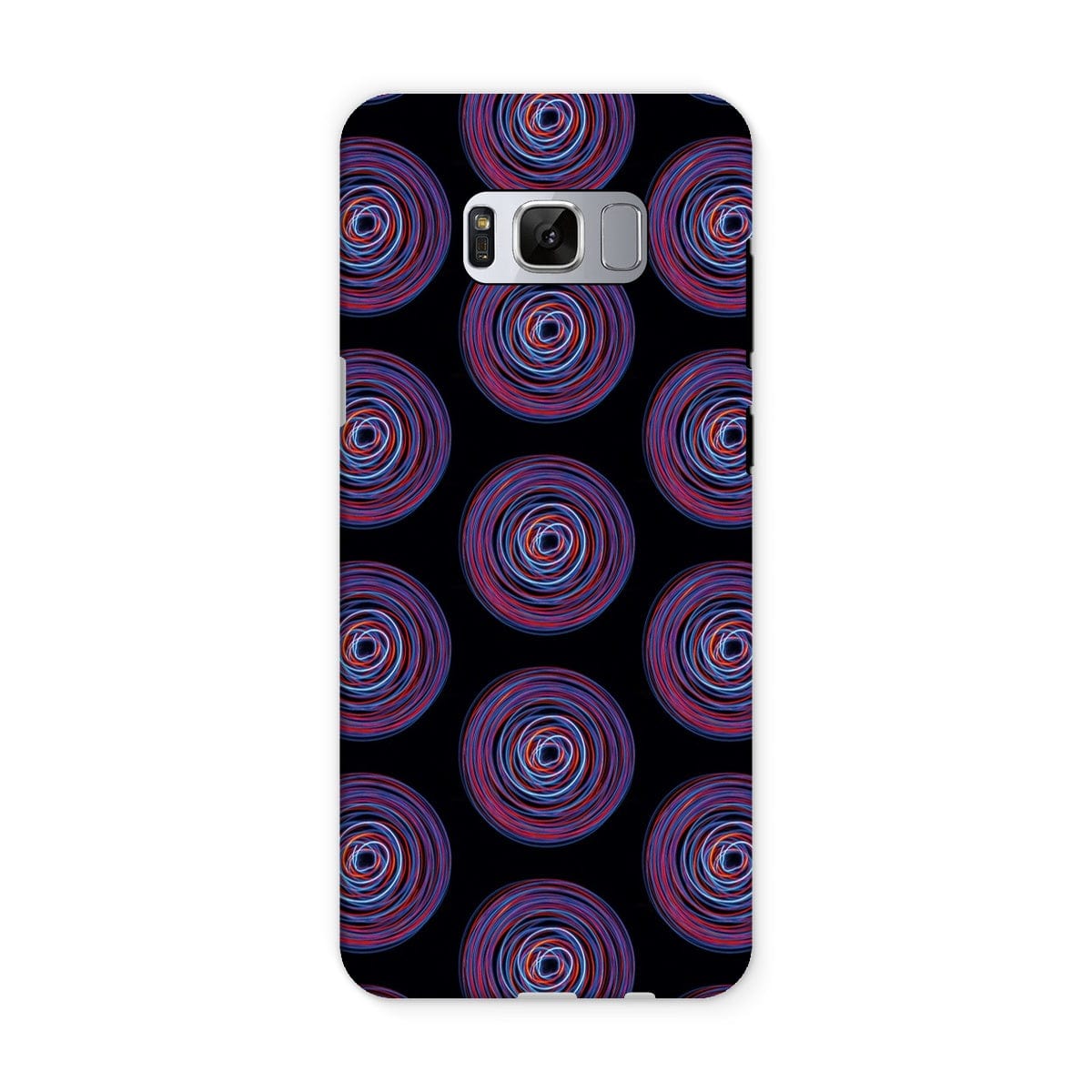 Casezest Mobile Phone Case for Samsung Galaxy S8 / Matte Purple Pink Circle Design