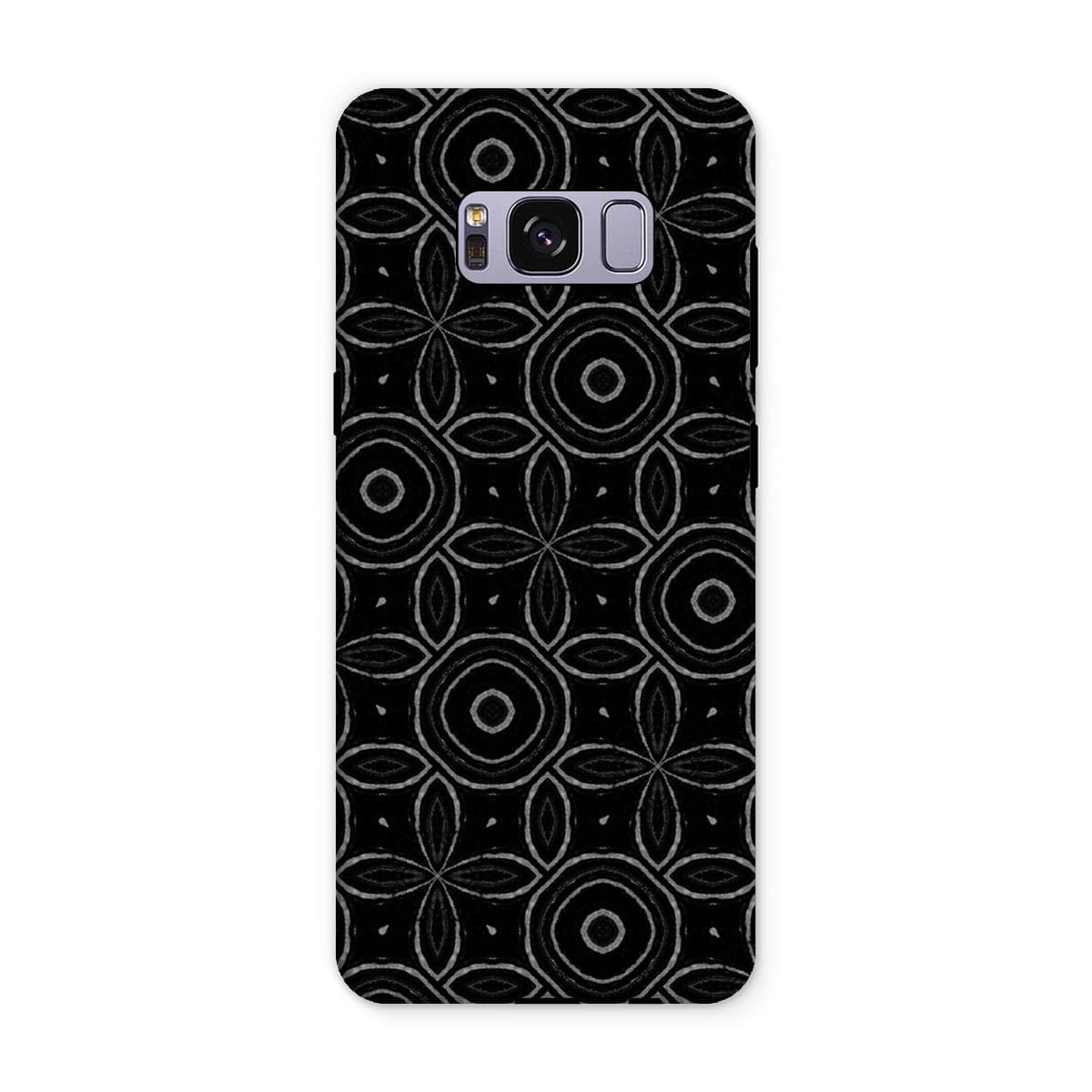 Casezest Mobile Phone Case for Samsung Galaxy S8 Plus / Matte Dark Petal Circle Design