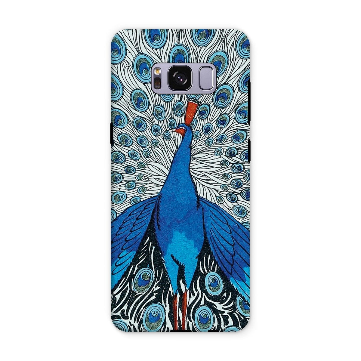 Casezest Mobile Phone Case for Samsung Galaxy S8 Plus / Matte Fancy Peacock Design