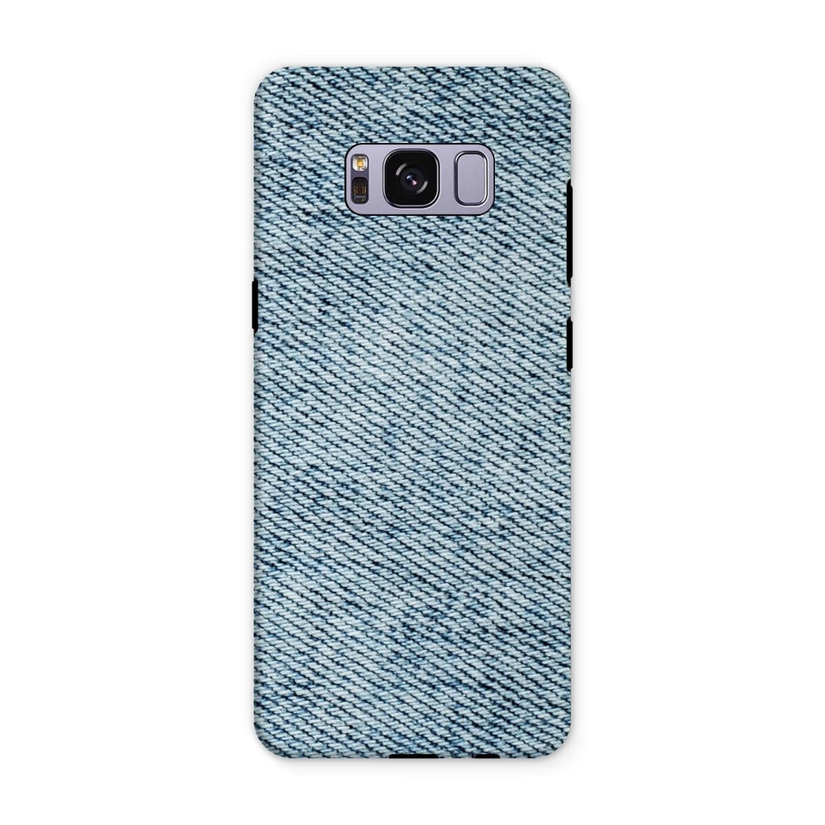 Casezest Mobile Phone Case for Samsung Galaxy S8 Plus / Matte Light Blue Denim Design