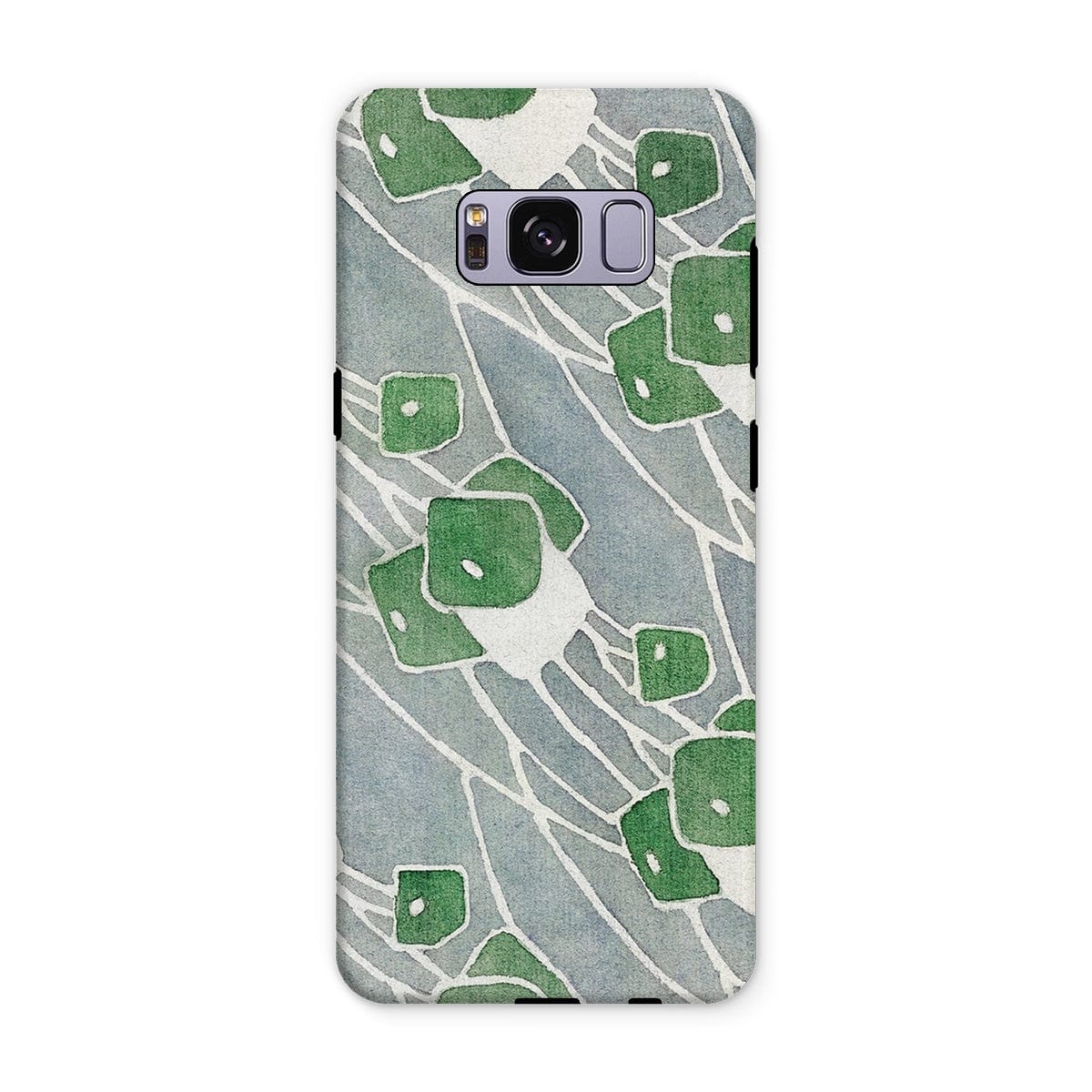 Casezest Mobile Phone Case for Samsung Galaxy S8 Plus / Matte Overbeck Green Geometric Design